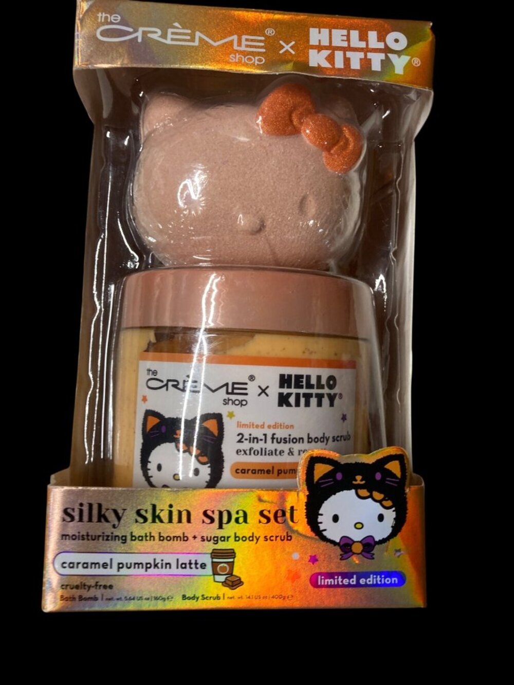 Limited Edition The Crème Shop x Hello Kitty Halloween Spa Set New in Box